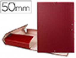 Carpeta de proyectos Liderpapel Folio lomo 50 mm. Rojo
